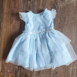 SWEET POWDER BLUE TULLE DRESS. SIZE 2T, BY GEORGE